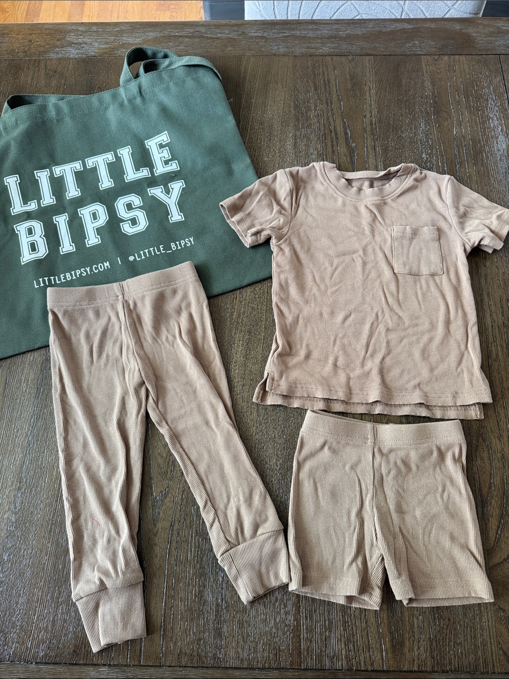 Little Bipsy 3 piece ribbed set
